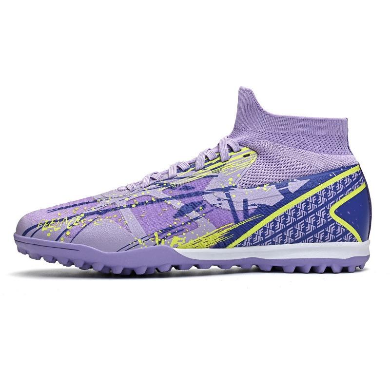 

Новые высокие футбольные бутсы для взрослых мужчин и женщин, для искусственной травы, нескользящие, с длинными шипами, для тренировок и игры в футбол 45