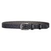 Womens Genuine Leather Belt With Cut-Out Design No-Punch Adjustable Waistband Alloy Buckle Fashionable Office Casual Wear