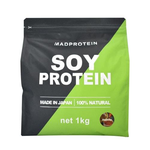 MADPROTEIN Soy Protein, Made in Japan, Soybean Plant Protein (Hojicha, 1kg)