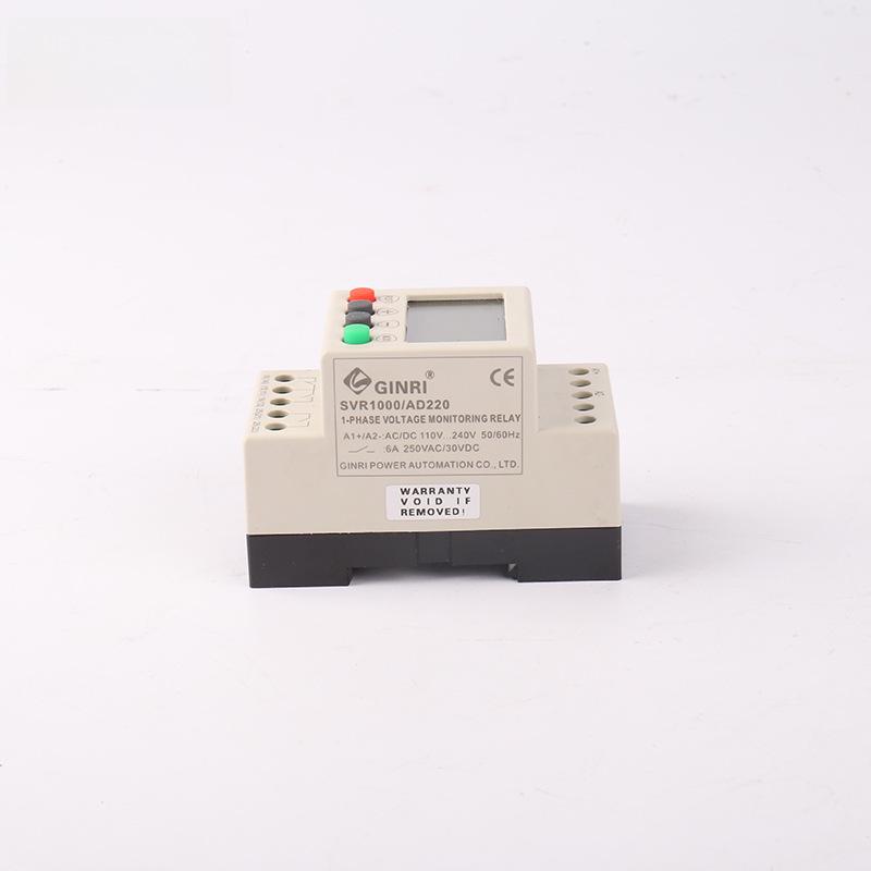 GINRI SVR1000 Über-/Unterspannungsschutz mit LCD-Anzeige - Einphasen-Gleichspannungsrelais