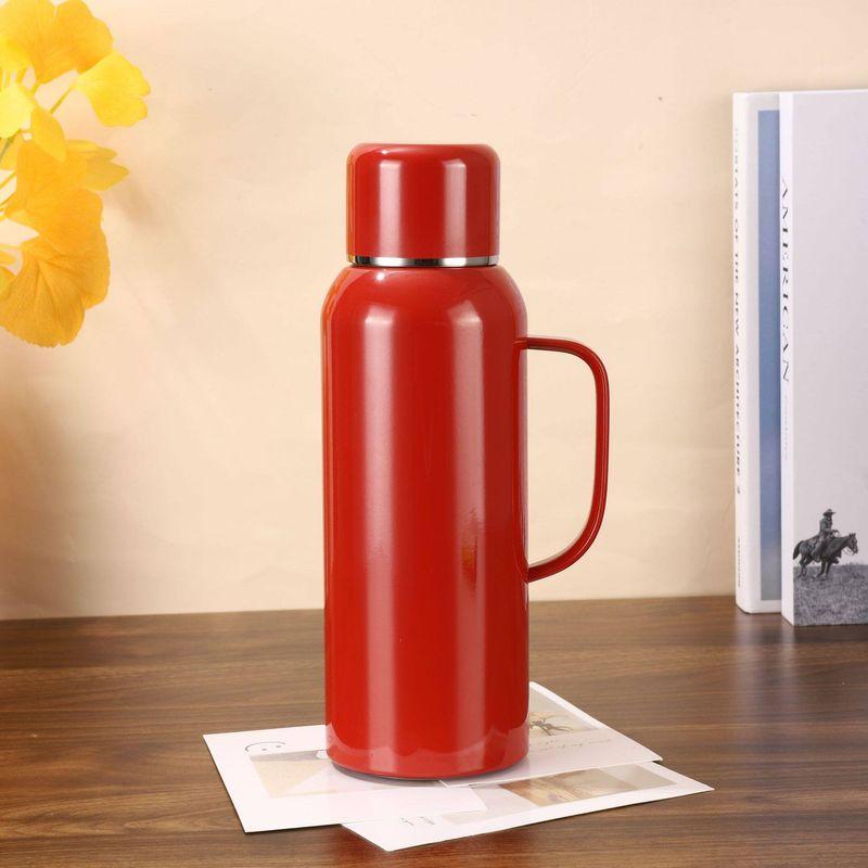 New Large-Capacity Insulated Kettle for Home Use, Stainless Steel Thermos, Portable Outdoor Insulated Cup, Hot Water Bottle