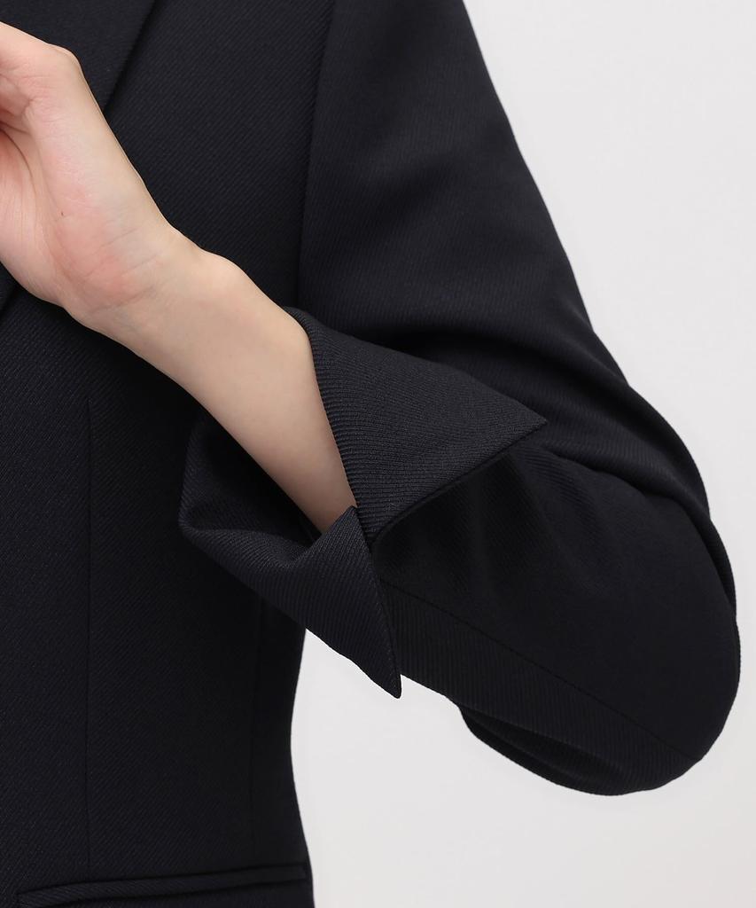 Untitled Worsted Calze Tailored Jacket Navy 02 Perfect for Entrance and Graduations (15349310) Women's (094) (M) - Commuting, Ceremonies,