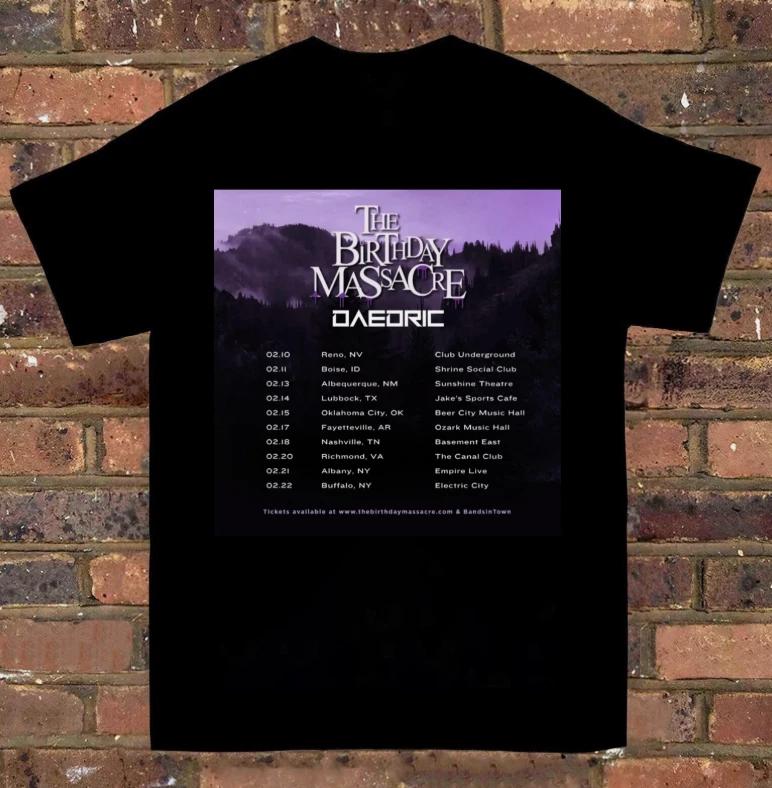 The Birthday Massacre Dark Winter Tour Gift For Christmas T-shirt S to 5xL M