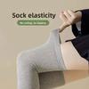 Extended Knee-length Long Stockings for Women, Spring-autumn Style, Thick and Slip-resistant, Long Legs, Black Color, Calf Socks