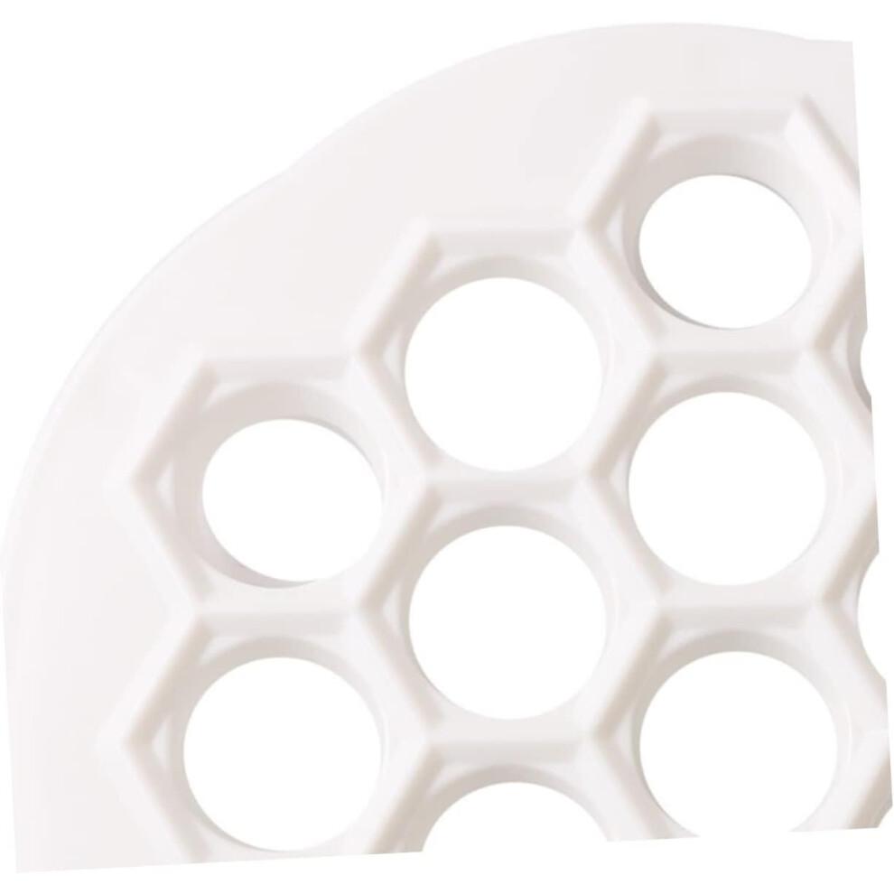 Dumpling Press Set 2-Piece Plastic Kitchen Tool for Easy Quick Dumpling Making and Stuffing, Ideal for Home Cooking