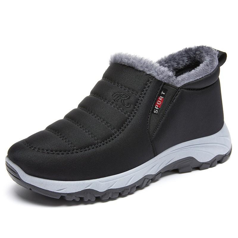 Cotton Shoes Women's Winter New Shoes Women's Foreign Trade Couples Walking Shoes Piled and Thickened Men's and Women's Snow Boots of the Same Style