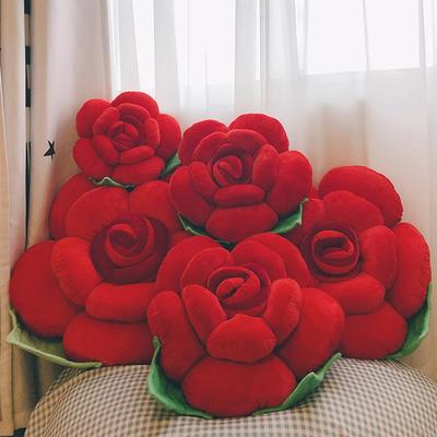 Rosenblumenkissen Weiches Kissen Kissen zur Dekoration Sofa Gefüllte Rose Sitzkissen Valentinstagsgeschenke Heimdekoration