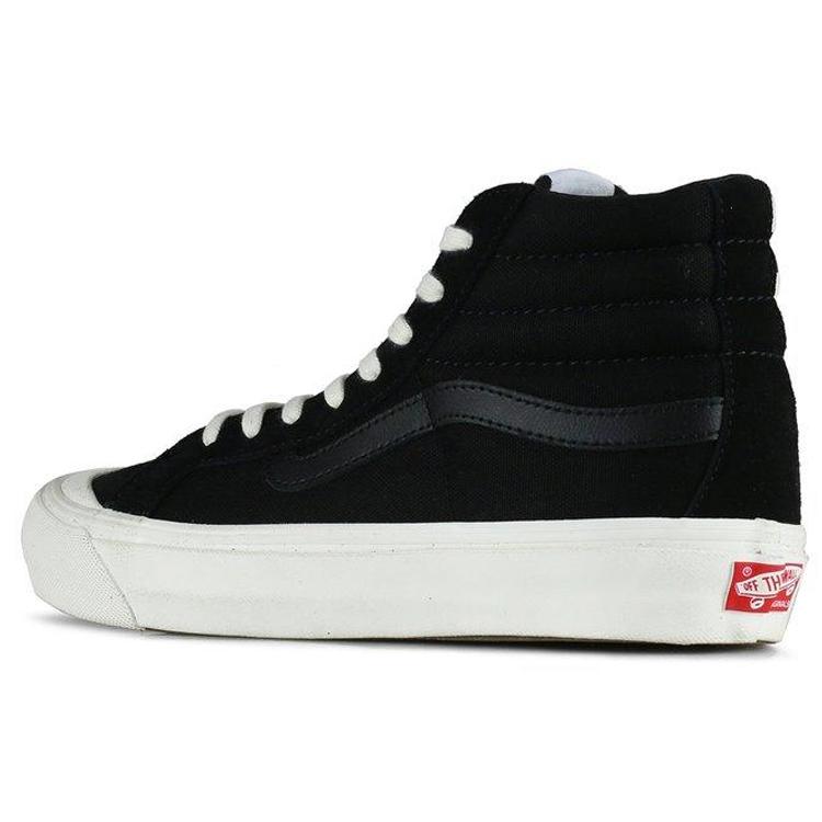 Vans Style 138 High Top Skateboard Shoes Unisex Black White VN0A3DP9VQA1