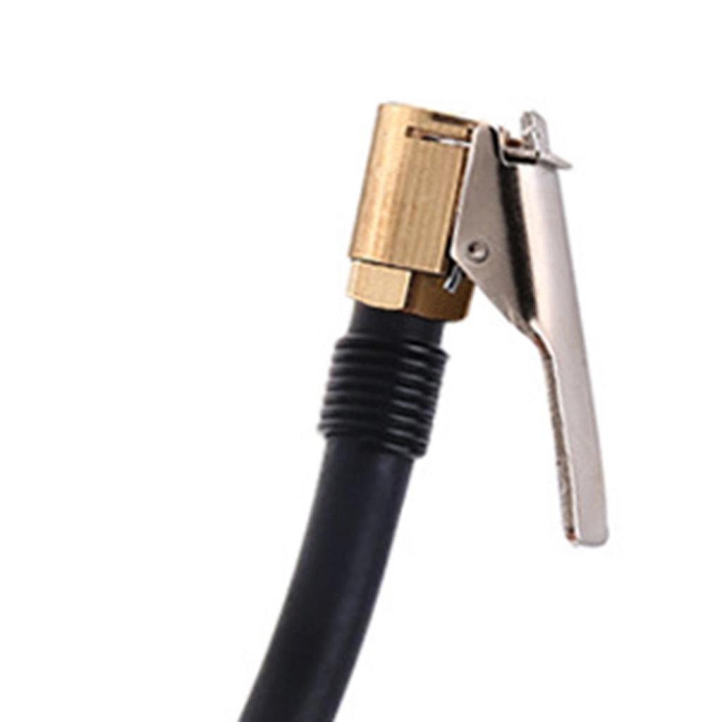 Tire Inflator Pump LCD Display Car Tire Pressure Inspection Tool Quick Connect Compact Digital Tire Inflator Hose Car Motorcycle