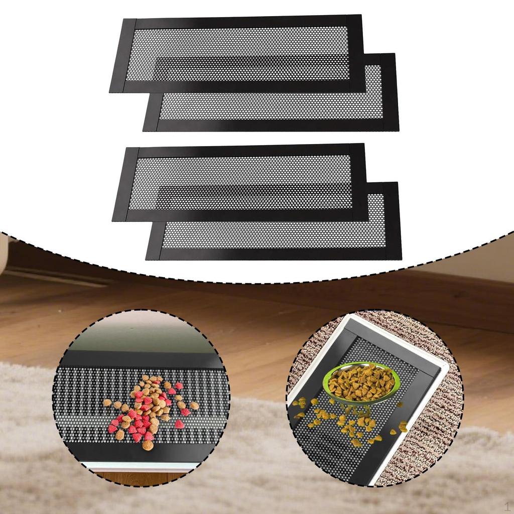 Floor Ventilation Grille Cover, Mesh Air Outlet PVC, Dustproof, for