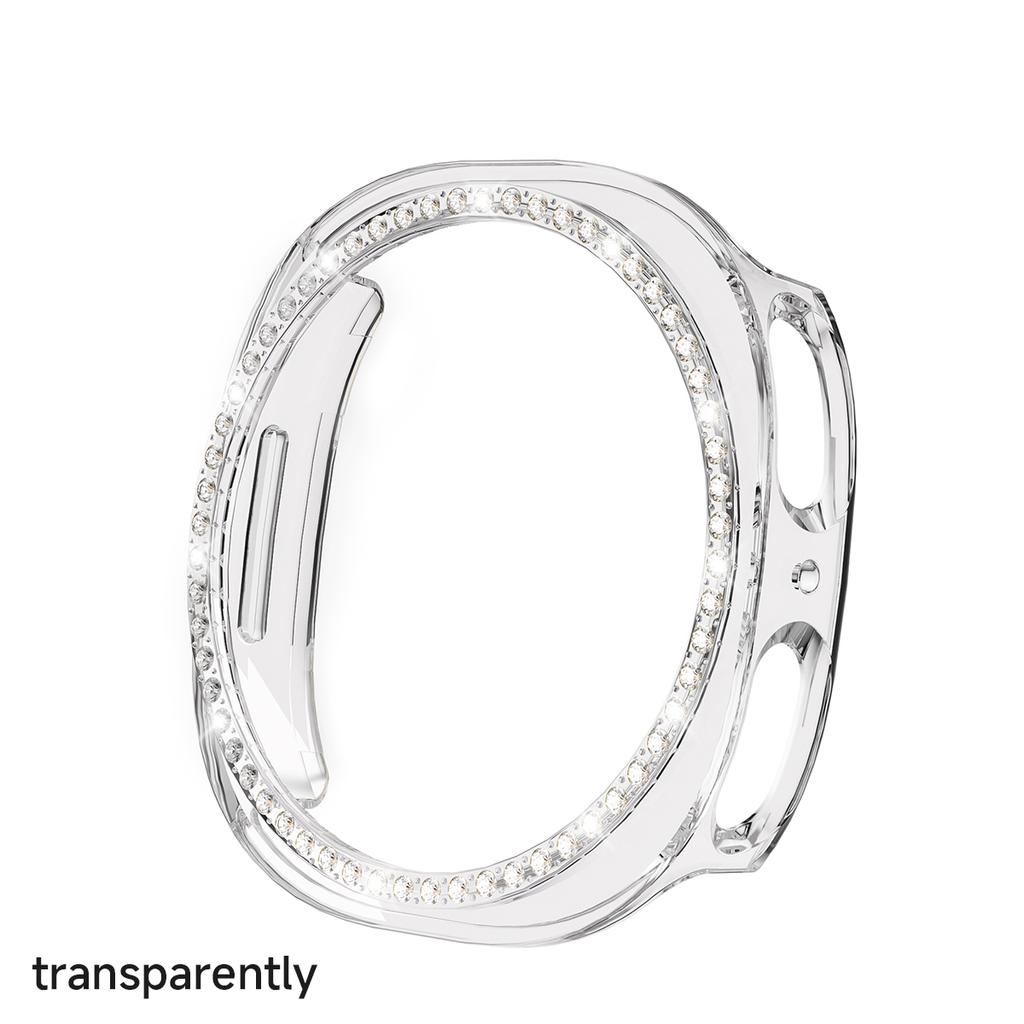 Bling Case for Samsung Galaxy Watch 8 Diamond Bumper With Hollow PC Protective Cover for Samsung Galaxy Watch 8 40mm 44mm