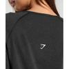 Gymshark Vital Seamless 2.0 Light Long Sleeve Top Black Marl B4a8c Bbf3