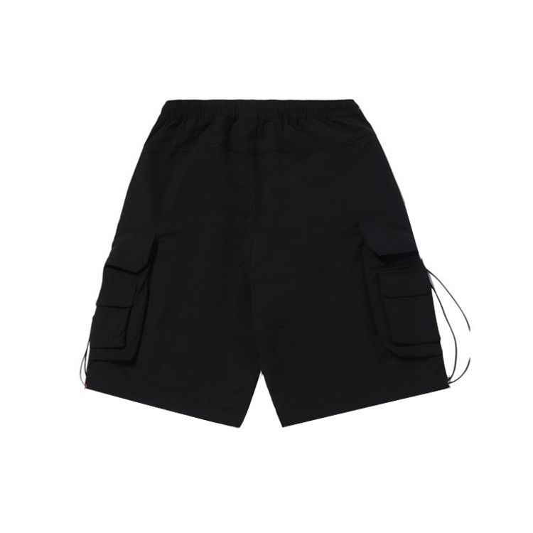 Li Ning CF Unyielding Series Multi-Pocket Casual Sports Shorts Men Shorts Black AKSQ431-1