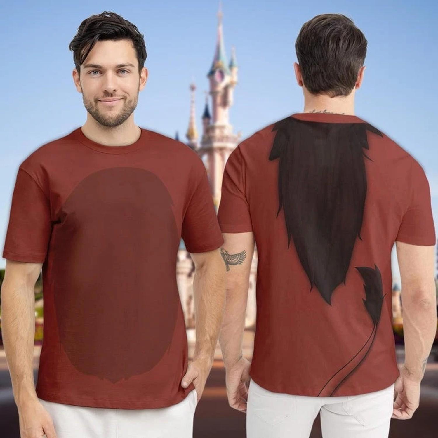 Pumbaa Cosplay Costume The Lion King Halloween Tshirt 3D XXXL