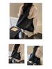 Women's Retro Korean Style Large Capacity PU Tote Bag for Versatile Use