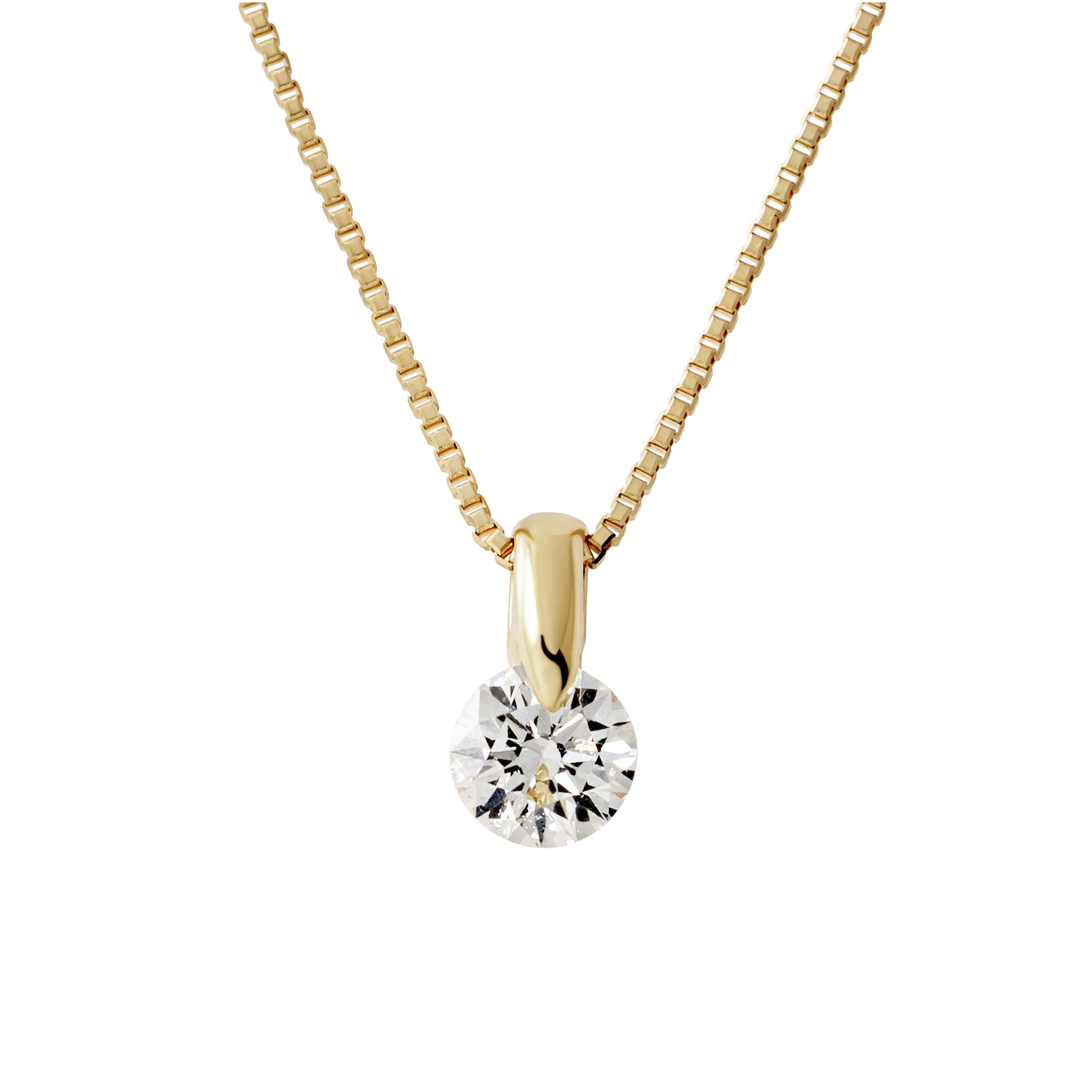 

Підвіска 3EX up Diamond K18 [FAIRY CULLET] 0.2ct, F, VS2, Одностороння