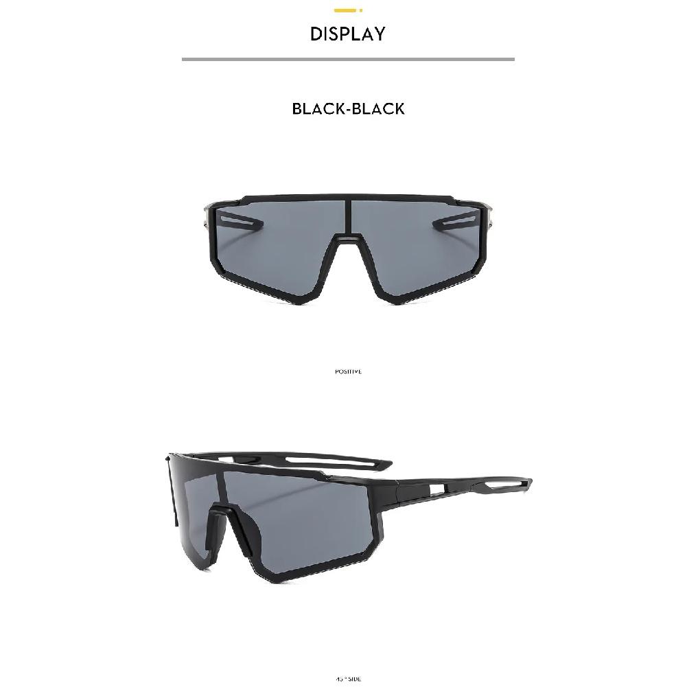 Samjune Y2K Style Cycling Sunglasses Windproof Glasses for Men Women Retro Sheeting Road Riding Sport Glasses