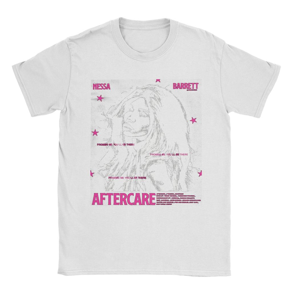Customisatie Nessa Barrett Aftercare 2025 Tour T-shirt Voor Unisex 100% Katoen Casual T-shirt Ronde Hals Korte Mouw Kleding Birt