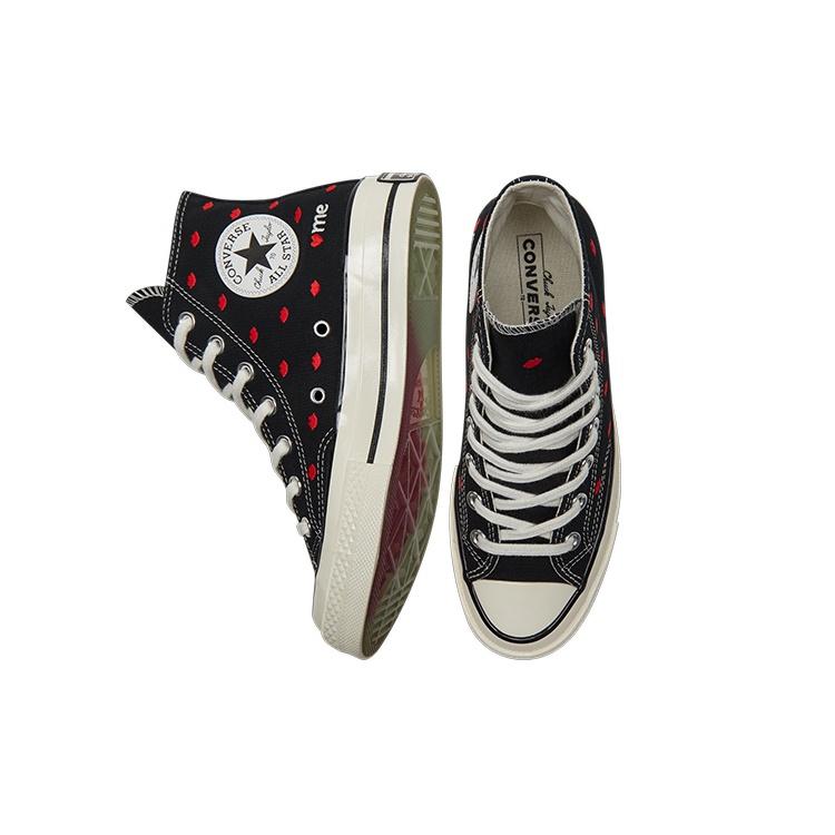 Converse Chuck 70 Embroidered Lips High 'Love Me - Black' Men's A01600C