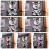 Love Heart Crystal Bear Romantic Heart-shaped Bear Animal Miniature Bear Figurines  Table Ornament