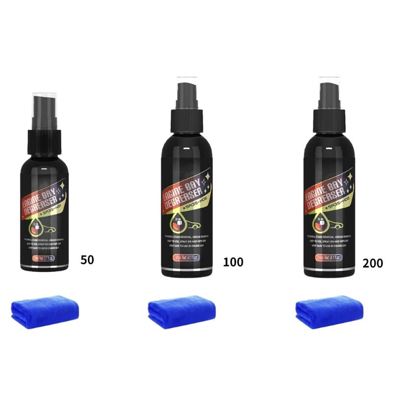 Multipurpose Vehicle Engine Cleaner Powerful Oil Removal Solution Safe Grease & Stain Remover for Engine Bays