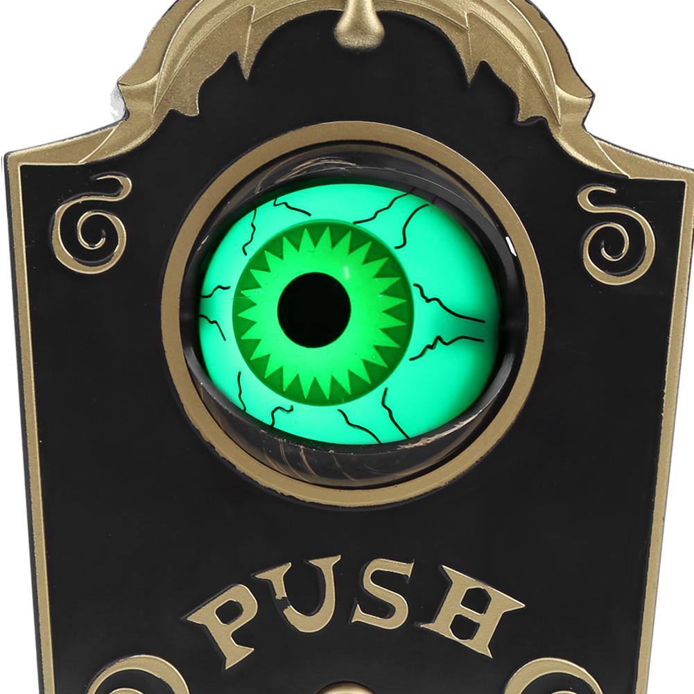 Halloween OneEyed Doorbell Decoration Door Hanging Doorbell Eyeball with Sound