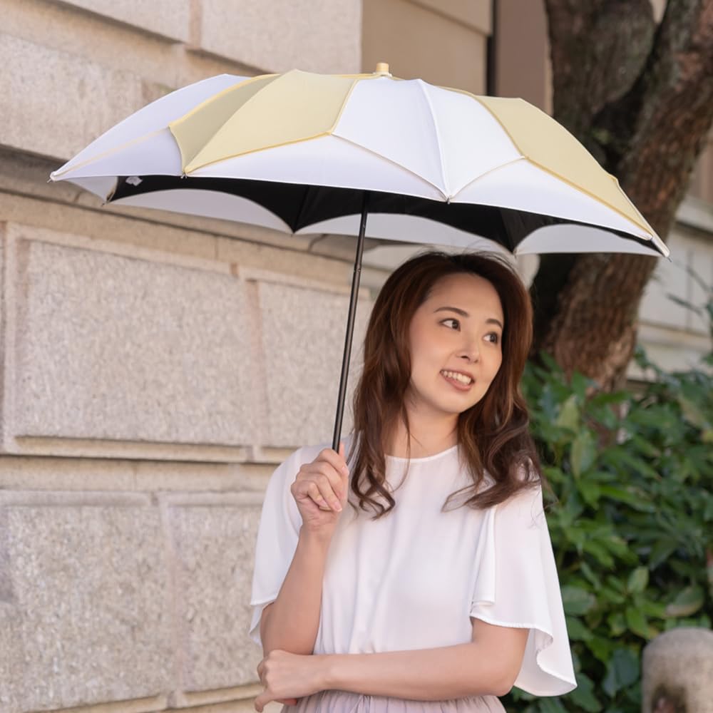 Chinoiserie Modern Grade 1 Light Heat Folding Popular Trico Folding Parasol x Parasol, Blocking, Relief, Parasol, Double-Layered Construction, Colors,