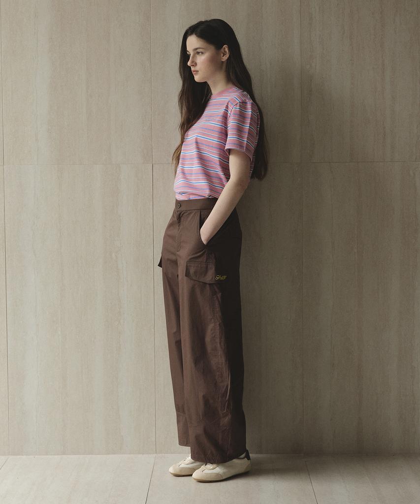 Seutyudioaenpaleukeu Cargo Cutline Pants_Brown