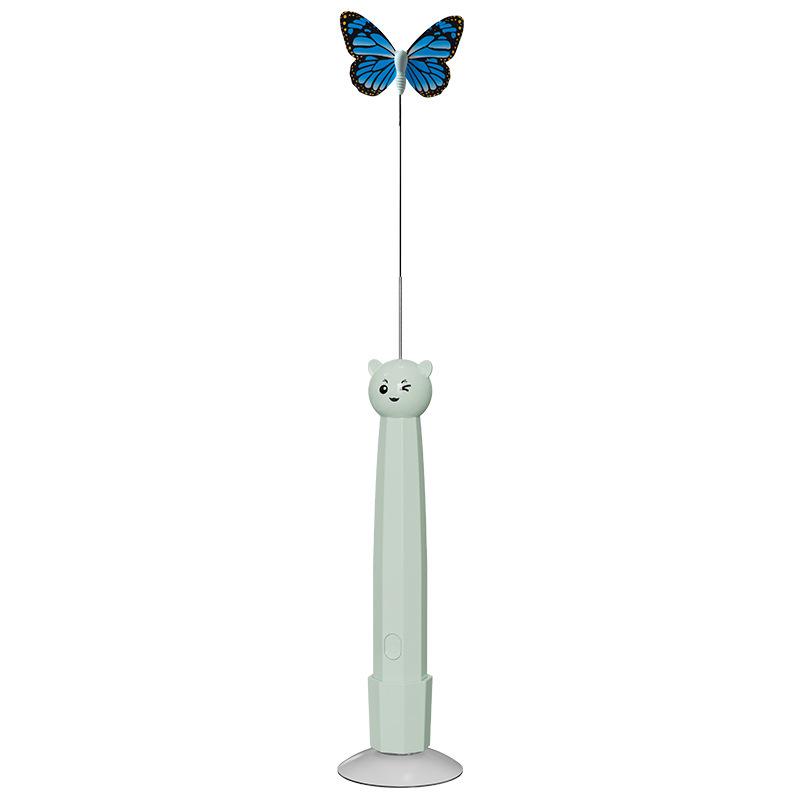 Automatic Rotating Butterfly Cat Teaser Toy for Self-Entertainment