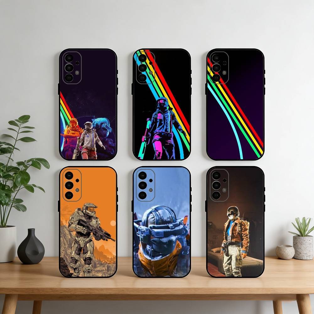 H-HOT GAME A-ARC Raiders Phone Case For Samsung S25,S24,S21,S22,S23,S30,Ultra,S20,Plus,Fe,Note,10,9,5G Black Cover