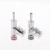 2/4Pcs HIFI Gold/Rhodium Plated Lockable Speaker Cable Banana Plug Connector Self-locking Audio Accessories