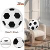 2Pcs Plush Soccer Pillow Soft Basketball Shaped Throw Pillow Cute Stuffed Home Decor Multipurpose Bed Cushion for Kids Room Sofa