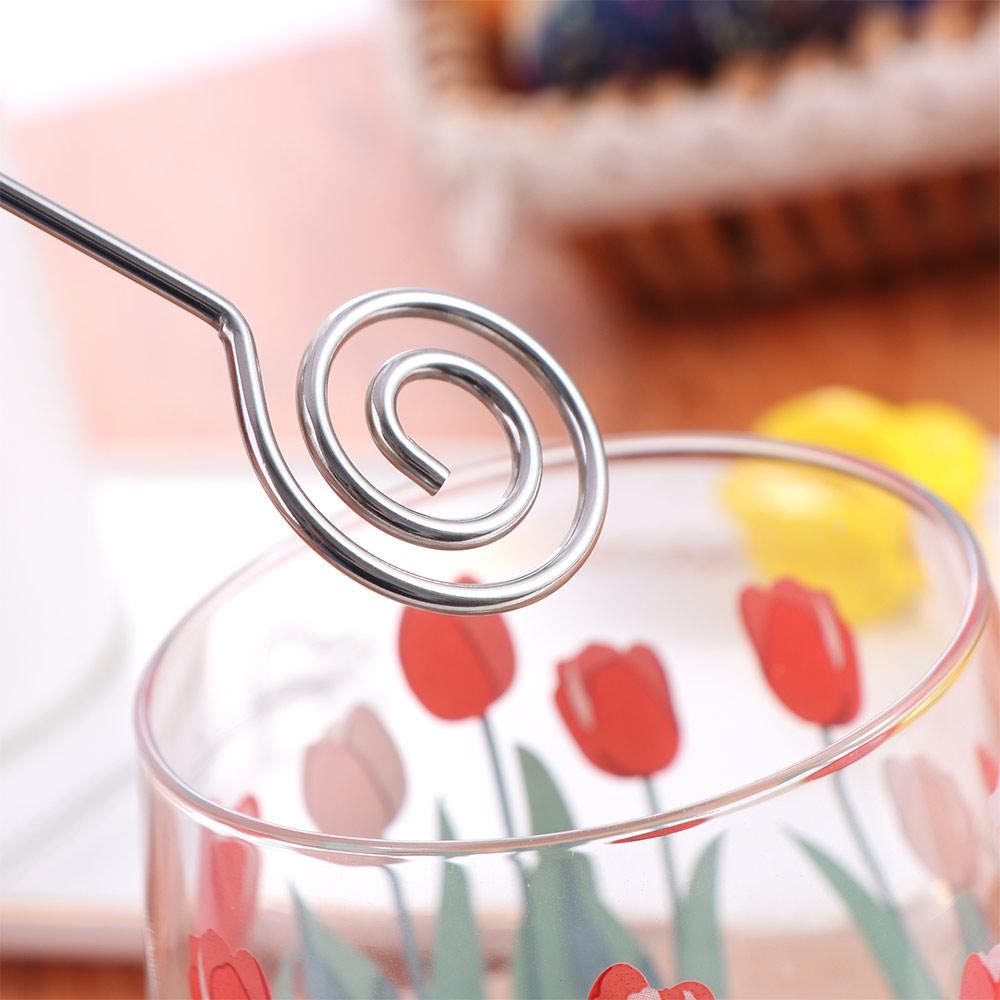 Stainless Steel Honey Dipper Sticks Long Handle Honey Stirrer Metal Mixing Spoon  Syrup