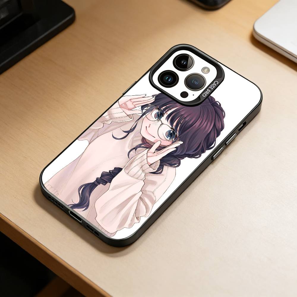 Kaoruko W-Waguri  Phone Case For iPhone 17,16,15,14,13,12,11 Plus,Pro Max,XS,Colorful Silver Black Cover