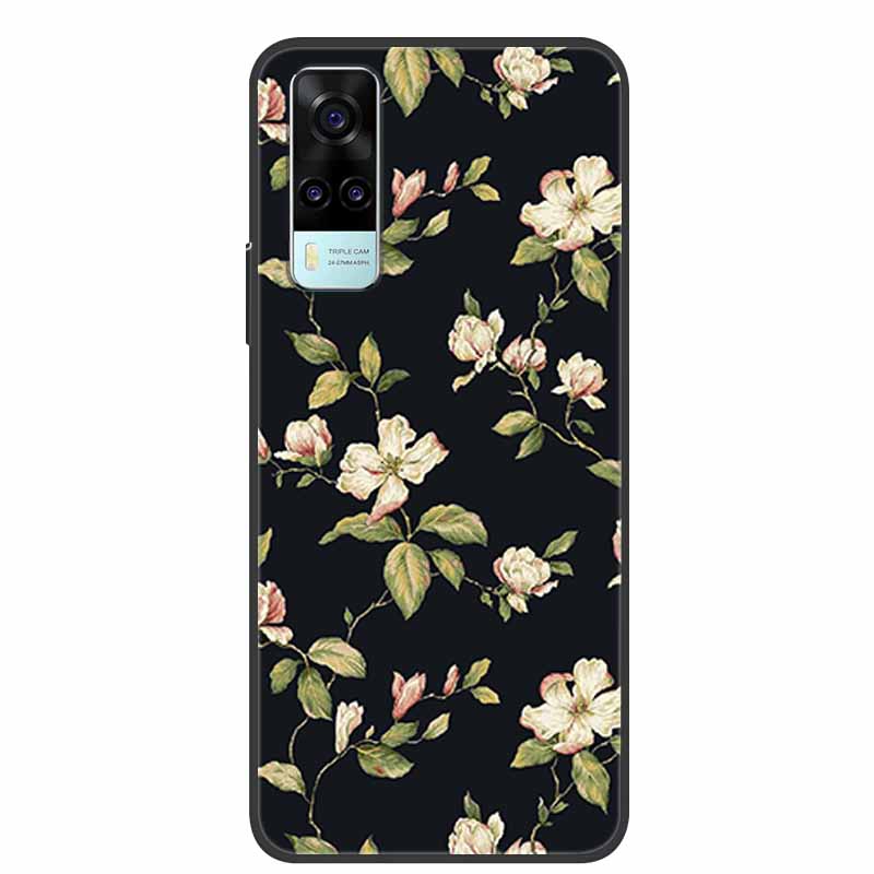 For Vivo Y53s 4G Case Animals Soft Silicone TPU Phone Back Cover Case for Vivo Y31 2021 Funda for Vivo Y53 s Y 31 Luxury Coque
