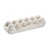 Snap-Lock Stackable Egg Storage Box with Divider for Kitchen Refrigerator