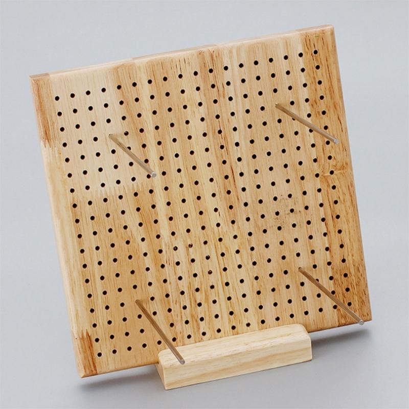 Crochet Blocking Board with Pin and Stand, Knitting Blocking Board for Granny Square Knitting and Crochet Project