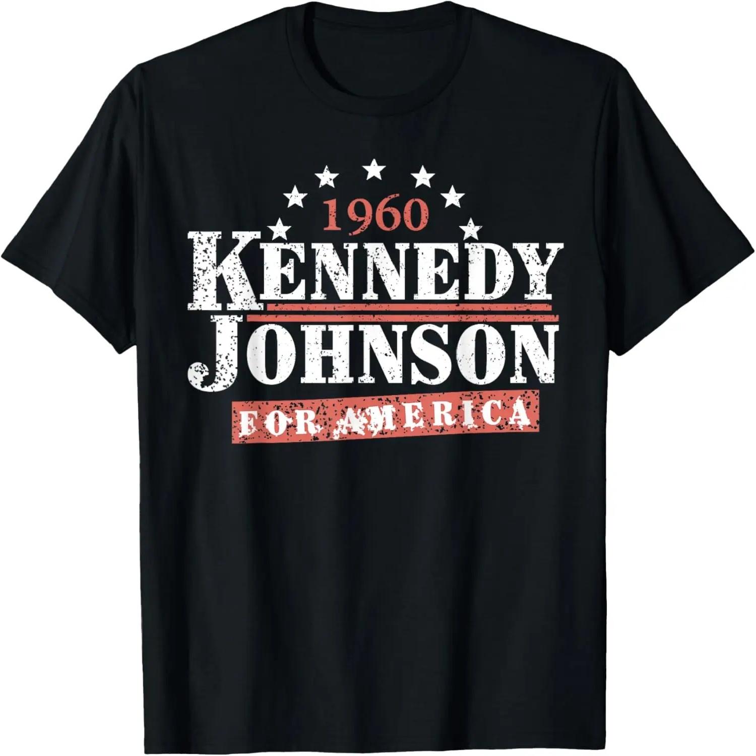 Vintage Kennedy Johnson 1960 Presidential Campaign T-Shirt S