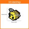 Cartoon Creative Personalized Game Peripheral Metal Badge My World Creeper Pixel Style Bee Sword Accessories