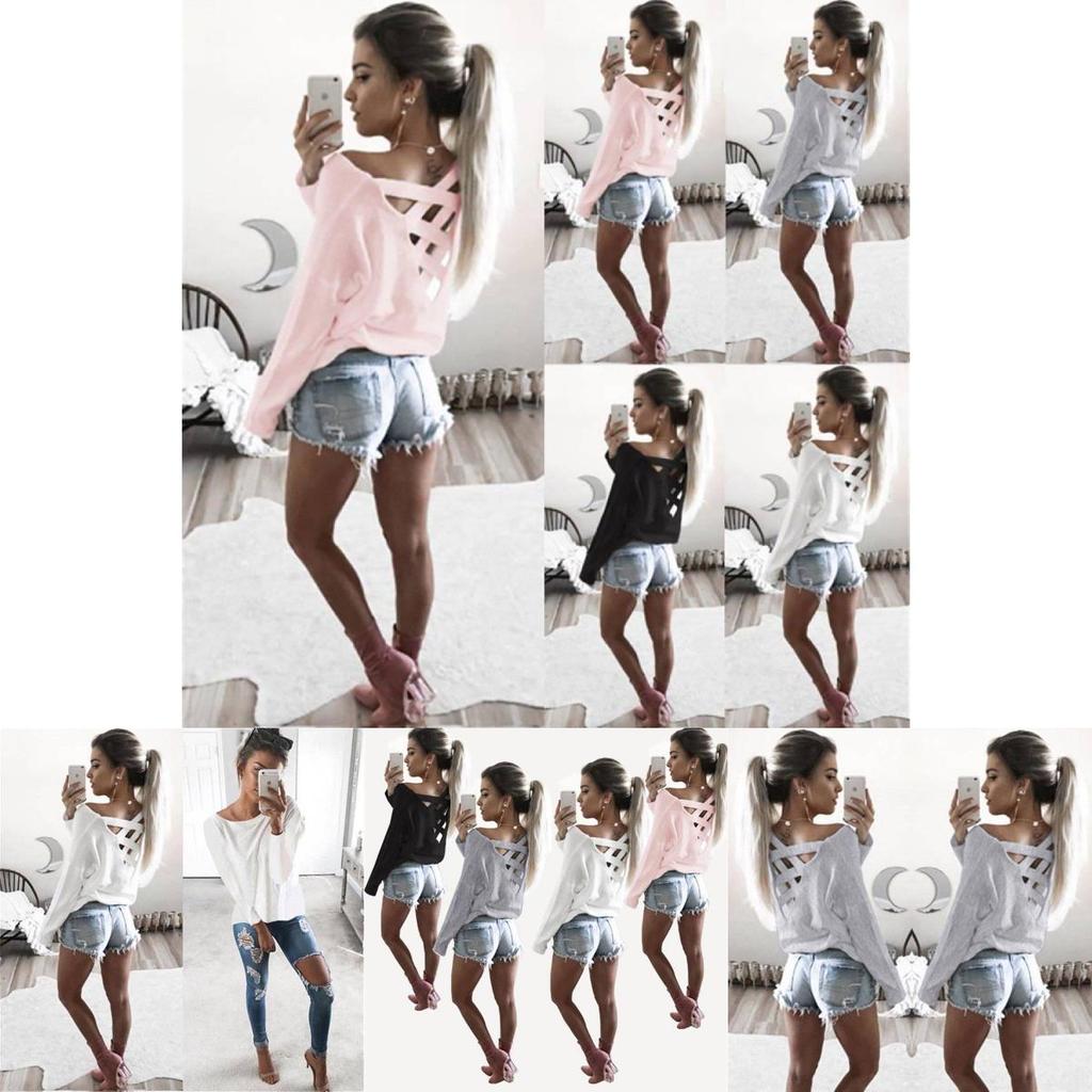 Premium Quality Mode Femmes Long Sleeve Tops For Casual Cotton T Shirts
