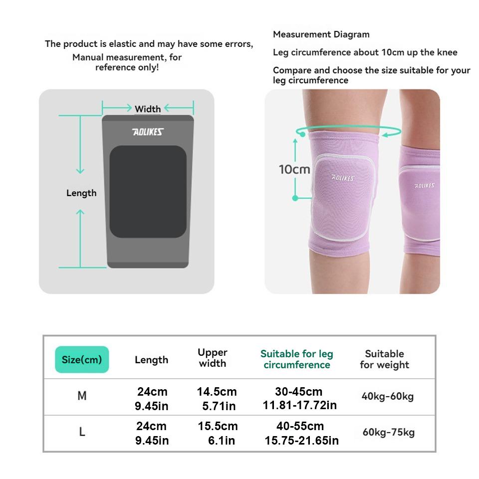 AOLIKES Volleyball Knee Pads,Knee Pads for Women,Men,Knee Brace for Basketball Volleyball Football Dance Yoga Tennis Running