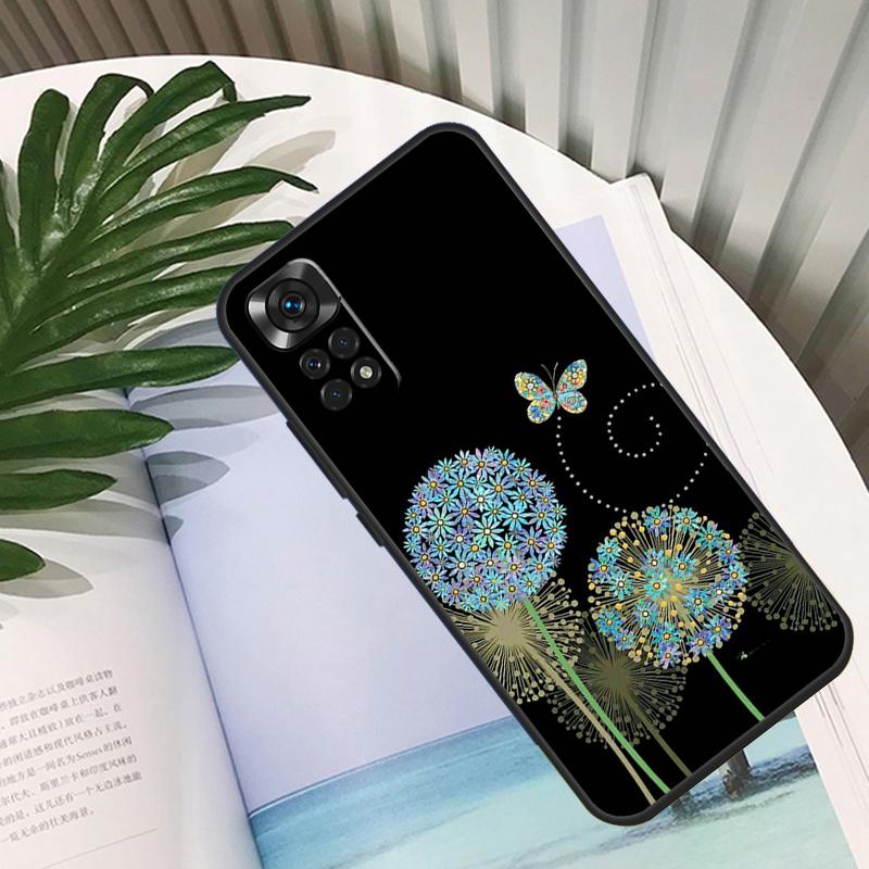 Dandelion Flowers Funda For Xiaomi Redmi Note 14 Pro 10 11 12 13 11S 12S Case For Redmi 15 15C 14C 12C 10C 13C