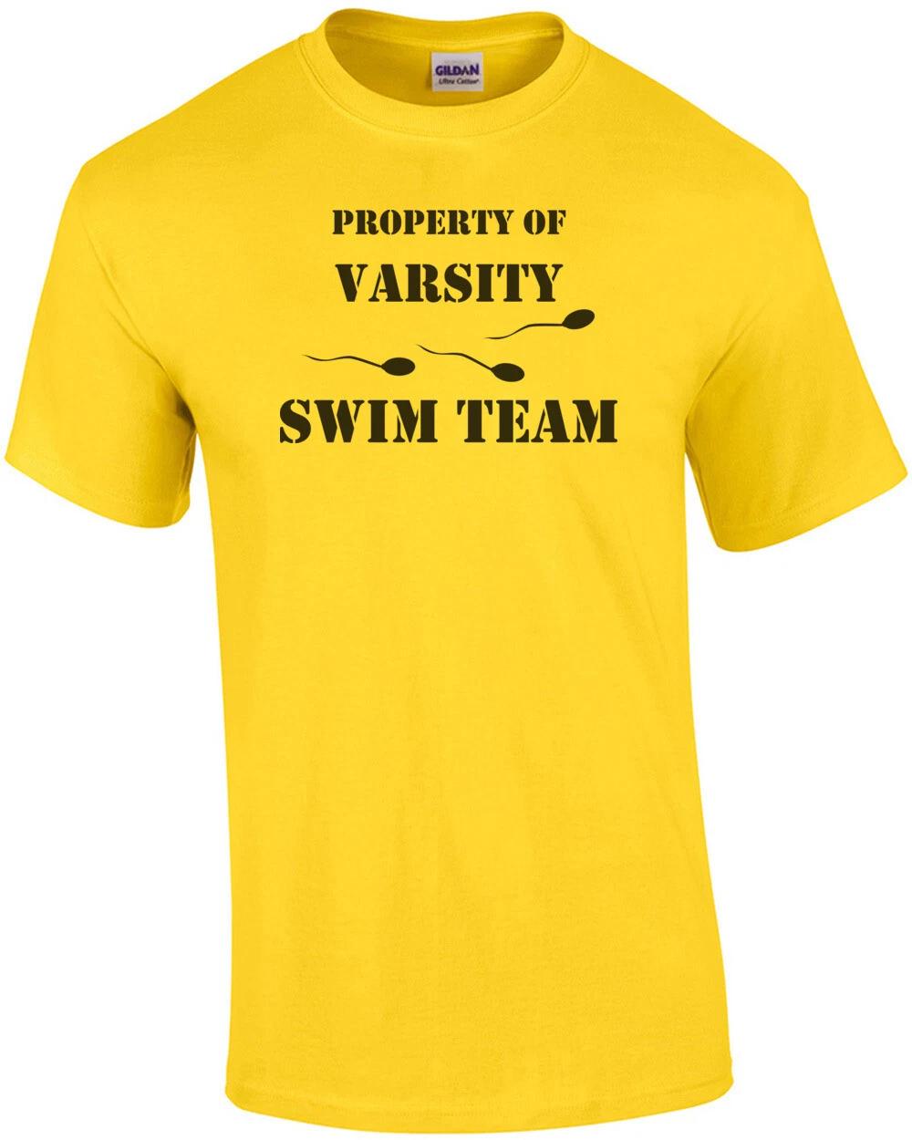 Property of Varsity Swim Team Funny Shirt M