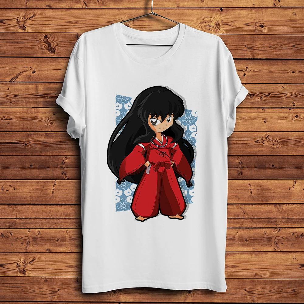 Inuyasha Higurashi Kagome Funny Anime T ShirtShort Sleeve Casual White Tshirt UnisexUnisex Unisexga Streetwear TeeBreathable Print S