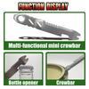2PCS Stainless Steel EDC Wrench Multifunctional Bottle Opener Wrench Outdoor Gadgets  Bicycle Repair