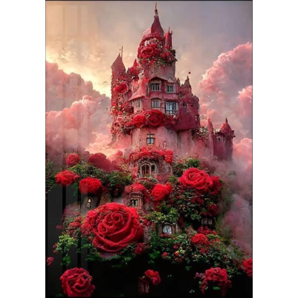 Diamond Painting Handmade DIY Starry Sky Castle Home Decoration Painting Romantic Night Light Luxury