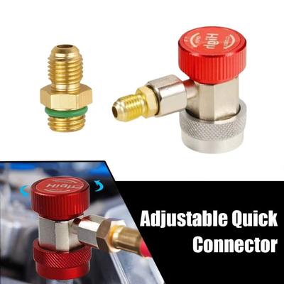 H/L Connector Quick Coupling Brass Construction Refrigerant Coupler Coolant System