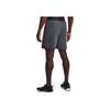 Under Armour Solid Color Elastic Waist Straight Leg Casual Shorts Men Shorts Dark-Gray 1373718-012