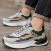 Trendy sports shoes men's thick-soled breathable mesh shoes spring and autumn new students outdoor running trendy shoes men's shoes