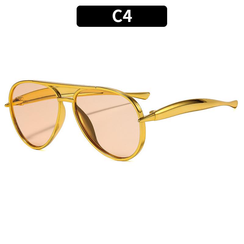 Dual-Beam Retro Slimming Unisex Sunglasses - High-End Street Style